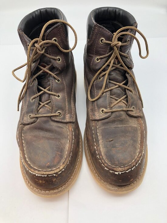 Vintage Red Wing Irish Setter work Boots Size 10 distressed leather main image 16